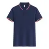 Camisa Polo de Manga Corta Ropa de Trabajo Estampada con Logo Camisa Publicitaria Corporativa Ropa para Eventos Ropa de Trabajo Cuello Camisero Camiseta de Negocios Equipo