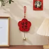 Colgante para Manija de Puerta de Inauguración de Casa, Decoración para Casa Nueva, Suministros para Ceremonia de Mudanza, Colgante de Campana, Pequeño Adorno Colgante