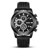 Nuevo Reloj Megir para Hombre, Reloj Multifuncional de Esfera Grande, Reloj Deportivo de Silicona 2101, Resistente al Agua