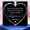 Colgante de Cristal Decoraciones Navideñas Forma de Corazón Día de San Valentín Día de la Madre para Enviar a Amigos y Familiares Regalos Conmemorativos