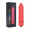 Mini vibrador de bala larga puntiagudo esmerilado de diez frecuencias, huevo vibrador masturbador femenino, juguete sexual para adultos