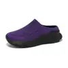 Chinelos leves de meia entrada para casal cross-border, sapatos casuais respiráveis de malha masculinos, sapatos versáteis de sola grossa femininos