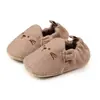 Venda quente atacado de comércio exterior tecido de algodão tricotado sapatos de bebê sapatos de bebê e criança não caem sapatos 0381