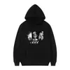 Sudadera con capucha y estampado de tienda Xxx Otoño/Invierno 2025 Moda Casual de Moda Streetwear Ropa Unisex