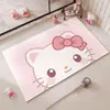 Alfombra de baño de dibujos animados, felpudo absorbente para la entrada del baño, alfombrilla para inodoro, alfombrilla de baño antideslizante