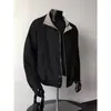 Chaqueta de solapa de cuadros falsa de dos piezas, nueva colección de primavera, estilo coreano, simple, holgada, chaqueta casual, nuevo estilo