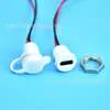 Conector Hembra Tipo-C, Terminal Roscado Blanco de 2P Ph2.0, Longitud del Cable 150mm, 24Awg, Puerto C de Carga para Juguetes