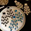 Pendientes de plata con borla cuadrada de gota de agua incrustada con diamantes de imitación, pendientes de botón modernos y exquisitos, joyería para orejas de lujo ligero y de alta gama, diseño artístico, nicho