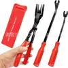 Juego de 3 piezas de pinzas para quitar hebillas de goma de presión de 6 y 8 pulgadas, herramienta para quitar hebillas de remache de puerta