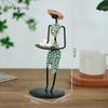 Candelabro de hierro vintage, pequeño adorno creativo para el hogar, decoración romántica europea para cenas a la luz de las velas, accesorios de decoración de mesa.