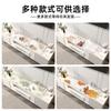 Mantel transparente de PVC para mueble de TV, ligero, de lujo, de alta gama, largo, para zapatos, protector de encimera y aparador.