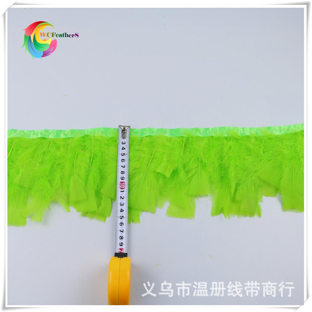 8 apple green turkey feather t