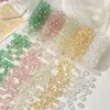 Cuentas Imitación Super Brillantes tipo Cristal, Cuentas Sueltas de Cristal, Cuentas Espaciadoras para Pulseras DIY Hechas a Mano, Materiales y Accesorios para Cadena de Teléfono