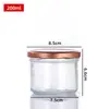 Ninho de pássaro de alta capacidade, preparado na hora em um pote de vidro, adequado para armazenar bexiga de peixe, mel e caviar; pode ser usado para culinária caseira e cozimento a vapor