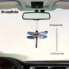 Libélula 2D Acrílico Nuevo Llavero Colgante Transfronterizo Plano Coche Adorno Dibujos Animados Personalizado Coche Decoración Interior