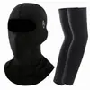 Pañuelo para la cabeza con orejeras de seda helada para ciclismo, protección solar para exteriores en verano, capucha, mangas de seda helada de nailon, traje deportivo transpirable de secado rápido