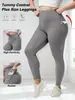 Pantalones de Yoga de Talla Grande Transfronterizos para Mujer Fitness Cintura Alta Abdominal Levantamiento de Cadera Europeos y Americanos de Alta Elasticidad Deportivos Ajustados Talla Grande Pantalones de Yoga