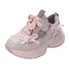 Zapatos Deportivos para Niñas 2026 Primavera/Otoño Estilo Nuevo Zapatos Tipo Papá para Niños Malla Transpirable Estilo Princesa para Bebé Zapatos Casuales para Correr