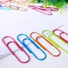 Clip de papel recubierto de plástico de 100 mm / clip de papel de color suministros de oficina garantía de calidad