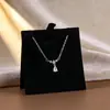 Collar Colgante de Gota de Agua Estilo Coreano Ins, Cadena para Clavícula de Gama Alta de Nicho, Estilo Minimalista Único, Accesorio de Moda para Mujer