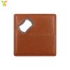 En stock funda cuadrada para abridor de botellas de cerveza destapador de tapas de cerveza abrelatas portátil funda
