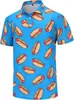 Comercio Exterior Wholesale Camisa Polo Patriótica con Estampado de Bandera Americana del Día de la Independencia para Hombre de Manga Corta Impresión Digital 3D