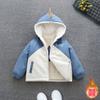 Ropa de abrigo para niños con terciopelo, Nuevo estilo Invierno 2025, Ropa de algodón de moda para niños pequeños y medianos, Ropa de invierno para niños, Chaquetas, Tops estilo western