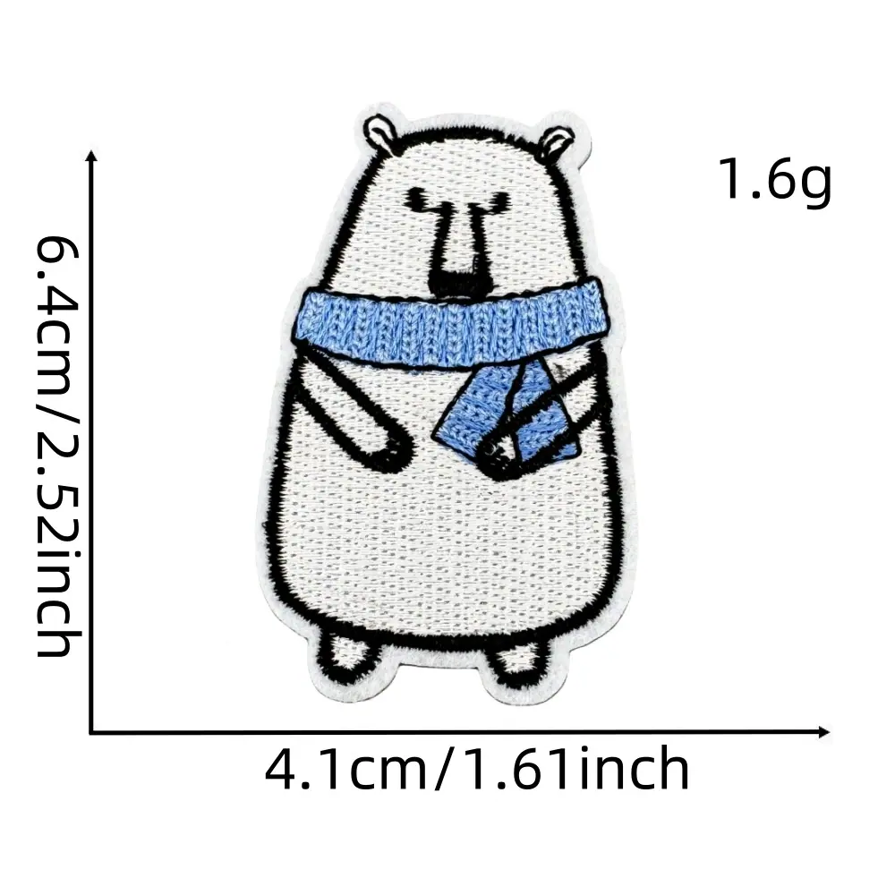 圣诞蓝色布贴14#
