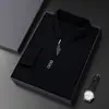 Camisa Polo de Manga Larga para Hombre 2023 Otoño Nuevo Camiseta Moda Estilo Coreano Juventud Manga Larga Hombre Top Lel