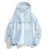 Roupas com Proteção Solar UPF50+, Seda Gelada de Secagem Rápida, Leve, Respirável, Roupas de Pele com Capuz Anti-UV para Homens e Mulheres