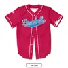 Jaqueta de baseball americana sublimada, casaco esportivo, jersey de softball, camisa de beisebol de competição para homens e mulheres, impressão personalizada