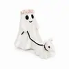 Adorno de Perro Caminando Fantasma de Halloween Arte de Terror Creativo de Resina Decoración de Mesa de Jardín Regalo del Festival de Fantasmas Estilo Nuevo