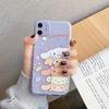 Lindo perro adecuado para Apple 12promax Funda para teléfono móvil Apple 15 Todo incluido 14 Funda suave transparente 11 Dibujos animados 13 Para mujer