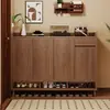 Venta especial de liquidación: Zapatero para uso doméstico, mueble de almacenamiento para entrada, diseño de montaje en pared, nuevo modelo 2026, zapatero de madera maciza