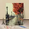 Precio de Fábrica al por Mayor DIY Pintura al Óleo Digital Acrílico Pintado a Mano Color al Óleo Sanación Escenario Nórdico Costero Arte de Pared Decorativo