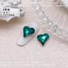 12 x 13 arte de uñas de corazón torcido de cristal joyería de diamante puntiagudo de corazón torcido hielo a través de explosiones amor Super Flash taladro de uñas al por mayor