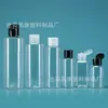 5ml 10ml 15ml 20ml 25ml 30ml garrafa de plástico com tampa flip top PET emulsão amostra garrafa sub-garrafa