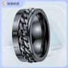 Anillo de Acero de Titanio para Hombre, Moderno, Accesorios Transfronterizos para Hombre, Anillo de Acero Inoxidable para Hombre, Joyería de Moda Ins, Traje de Gama Alta