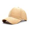 Nueva gorra de béisbol de pana americana transfronteriza otoño e invierno retro al aire libre callejera hombres y mujeres estudiantes sombrero cálido para el sol