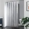 Cortina de Banheiro Transparente à Prova d'Água Peva Amazon Transfronteiriça Impermeabilização Cortina de Chuveiro Transparente Peva Personalizada para Banheiro