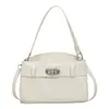 2026 Bolsa Transversal Feminina Elegante e Versátil com Toque de Luxo, Padrão Crocodilo, Bolsa de Mão de Grande Capacidade, Nova Bolsa Kelly Horizontal