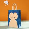 Bolsa de Regalo Creativa Estampada de Pokemon, Bolsa para Empaquetar Regalo de Cumpleaños Infantil, Bolsa de Compras Tipo Cartera de Papel Kraft