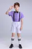 Traje de Coro Infantil para 1º de Junho Calça com Suspensório Masculina Traje Vestido Traje para Performance de Recitação de Poesia Infantil