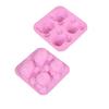 Haapi molde de jabón frío de ratón lindo de 4 piezas molde de pastel de mousse de silicona molde de chocolate de dibujos animados molde para pan