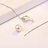 Pendientes de perlas con borlas de Corea del Sur Zhenrong, largos, sencillos y elegantes, con todo incluido, pendientes de perlas retorcidas para mujer.