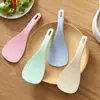 Cuchara de Arroz de Paja de Trigo para Cocina Doméstica Resistente a Altas Temperaturas Olla Arrocera Creativa para Servir Arroz Linda Cuchara Antiadherente para Servir Arroz