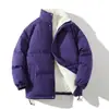 Chaqueta de alta calidad con cuello alto, Otoño/Invierno 2026, Multicolor, Forro polar, Abrigo grueso de algodón de lana de cordero, Estilo coreano, Corte holgado, Chaqueta acolchada casual para hombre