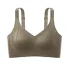 Sutiã seamless plus size do Sudeste Asiático transfronteiriço com um lindo design nas costas, efeito push-up, sem aro, suporte lateral e fecho de colchetes.