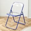 Silla Plegable de Plástico para Uso Doméstico, con Respaldo, Popular para Sesiones de Fotos, Silla de Comedor para Dormitorio, Silla de Oficina para Conferencias, Silla Plegable para Exterior