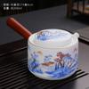 Olla Fengming de jade de grasa de oveja de alta gama tetera de porcelana blanca Dehua con filtro juego de té kung fu para el hogar olla individual grande venta al por mayor